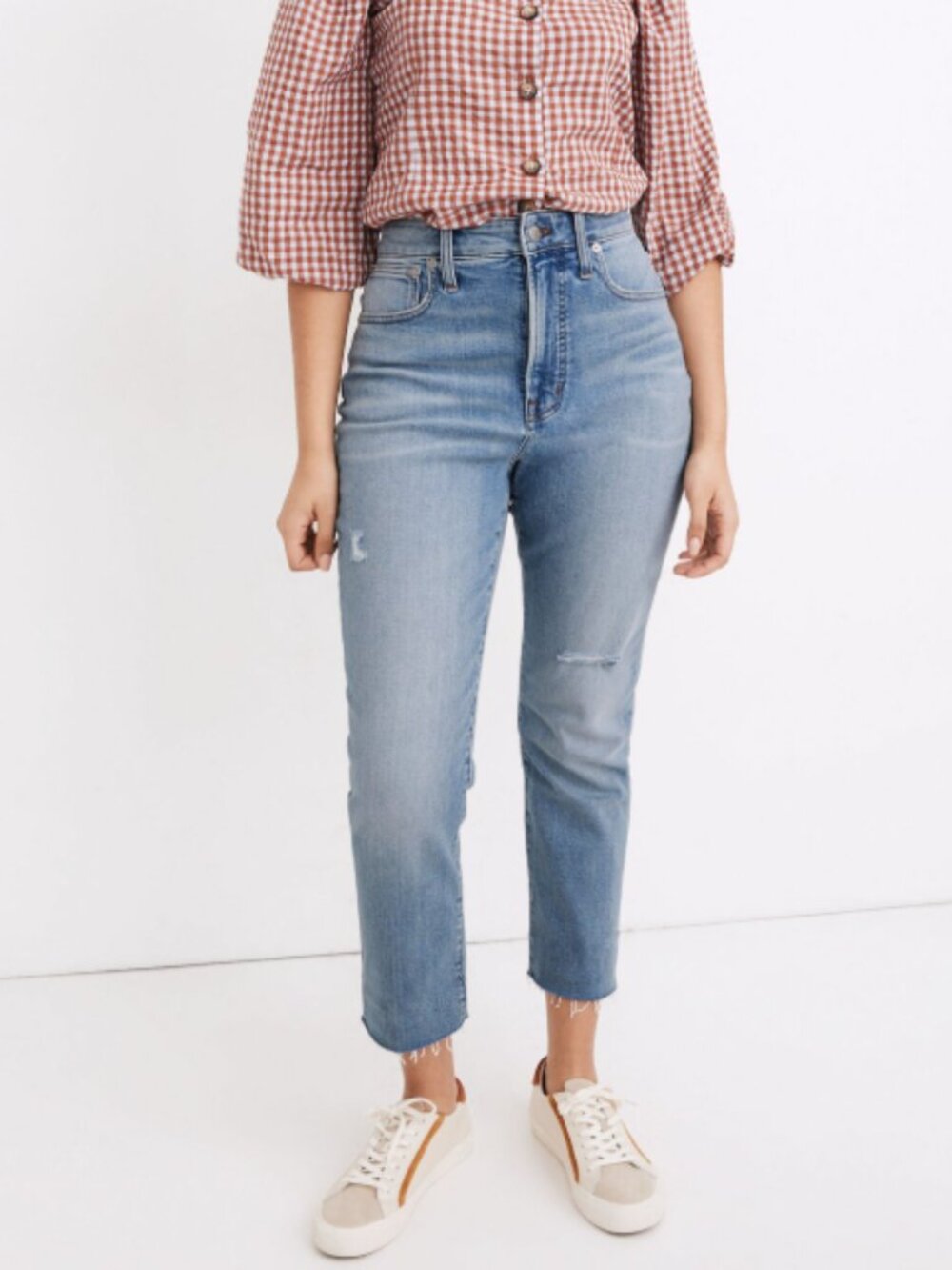 Madewell The Curvy Perfect Vintage Jean Medium/Light Wash Size 29